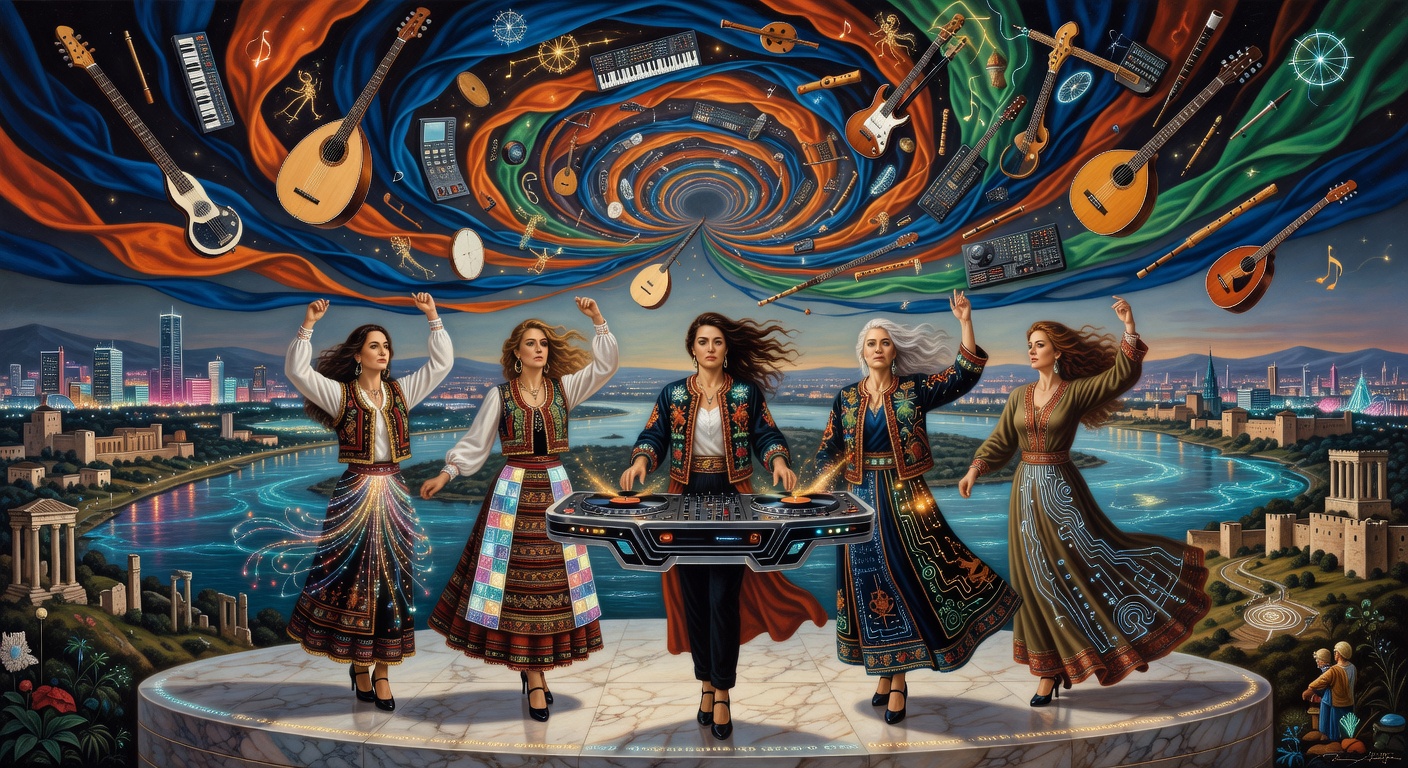 Srpski plesno-muzički fuzionisani nastupi: koreografisane performanse