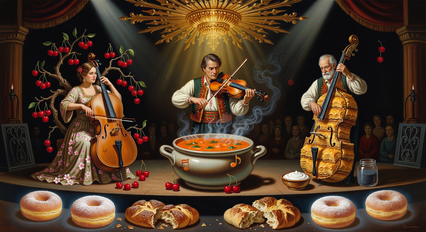 Srpske kulinarske umetničke predstave: muzika i kulinarski performansi